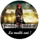 37101R Vafa Piratii din Caraibe Jack Sparrow d20cm